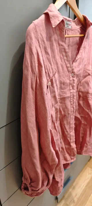 Camisa rosa TINA.KIM talla única oversize