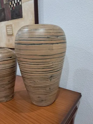 Vasi di bambù (2 pezzi)
