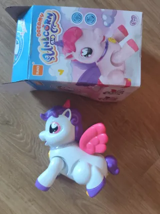 Unicornio Juguete Musical y Luminoso ideal gatear