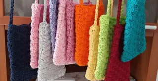 Porta cellulare o occhiali uncinetto