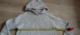 Jersey con capucha mujer gris