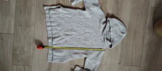 Jersey con capucha mujer gris