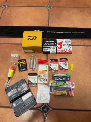 Caña Cinnetic SKY LINE PURPLE 270MH carrete daiwa