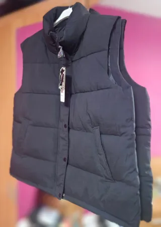 Chaleco acolchado negro