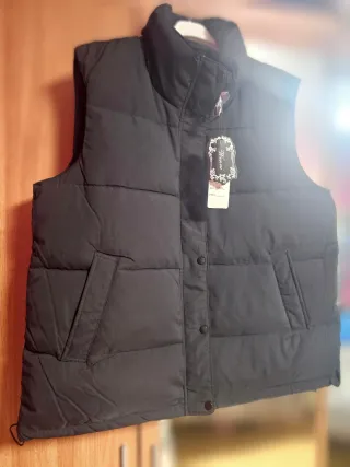 Chaleco acolchado negro