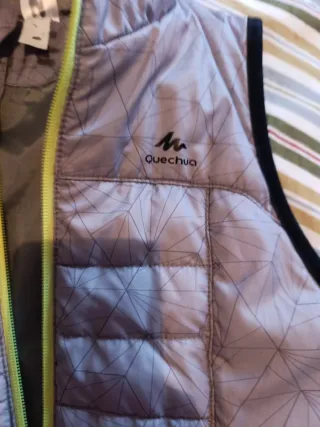 Chaleco acolchado Quechua gris talla10