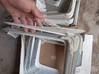 Lote de escuadras de ferretería