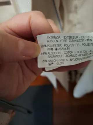 Gabardina Zara Beige Talla M