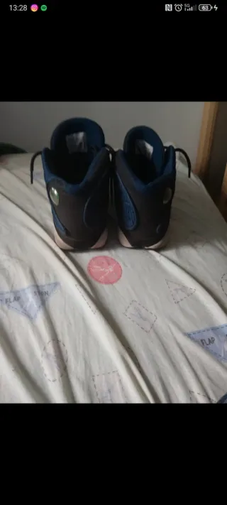 Jordan 13 Negro y Azul