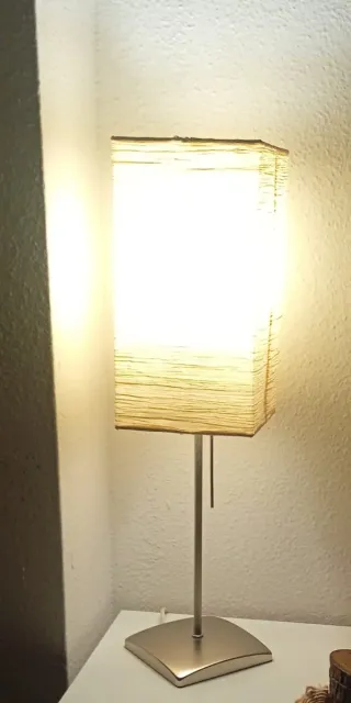 Set di 2 Lampade da Comodino + Paralume a Soffitto