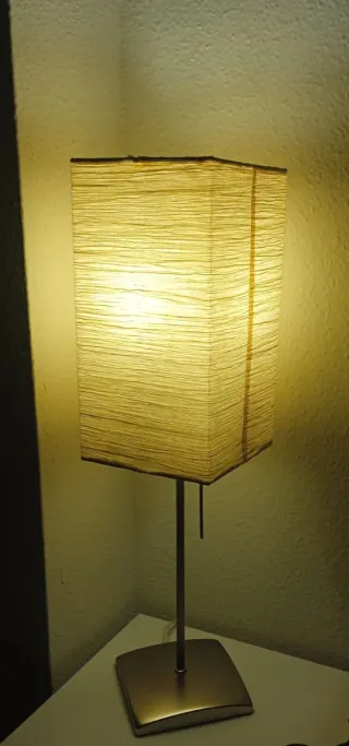 Set di 2 Lampade da Comodino + Paralume a Soffitto