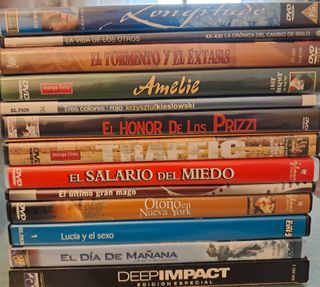 Lote 13 DVDs Varios Géneros
