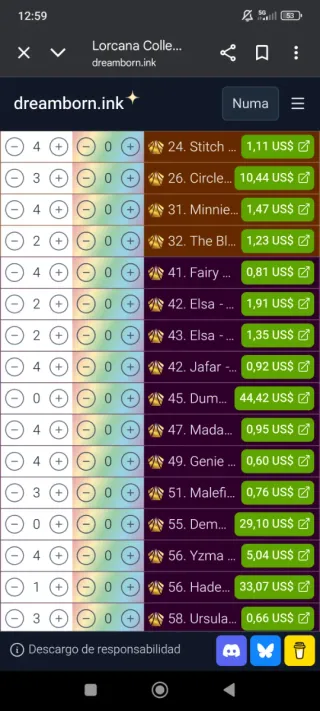 Colección Lorcana playset