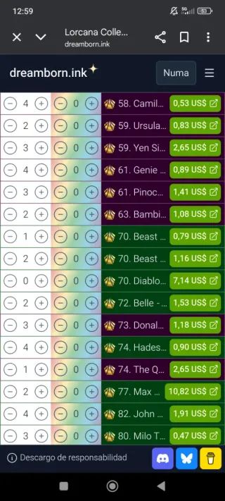 Colección Lorcana playset