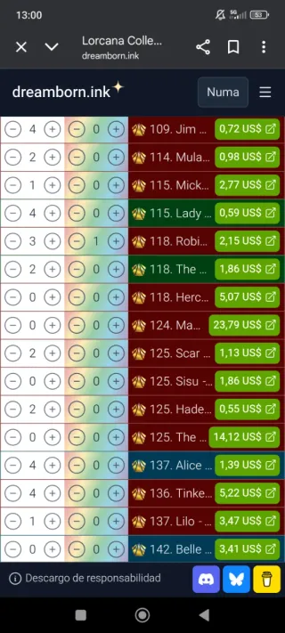 Colección Lorcana playset