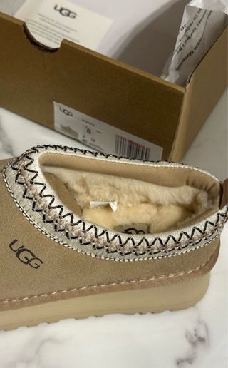 UGG Beige Zuecos Plataforma