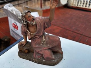 Figura Ángel anunciacion de Olot  y pastores.