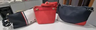 Lote 3 bolsos: negro y rojo