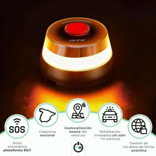 Luz Emergencia V16 DGT Homologada Geolocal