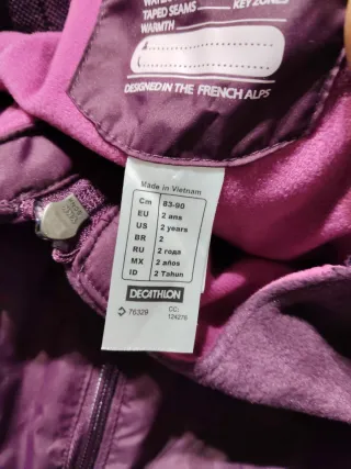 Mono de nieve infantil 100