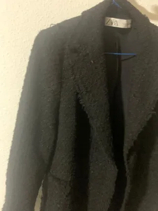 Abrigo Zara Negro
