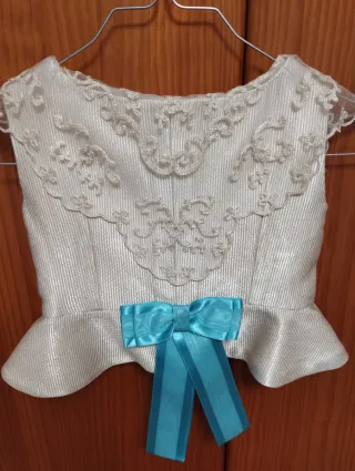 Vestido de fallera para niña de 3 a 4 años,
