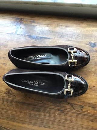 Scarpe donna Cinzia Valle tacco carrarmato.