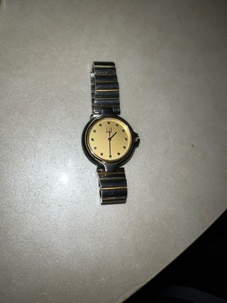 Dunhill Reloj Oro y Plata