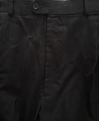 Traje de raya diplomática negro