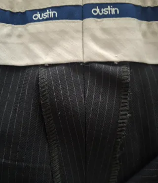 Traje de raya diplomática negro