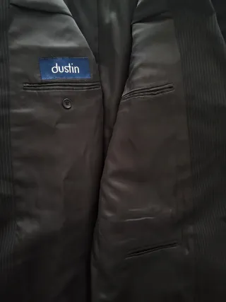 Traje de raya diplomática negro