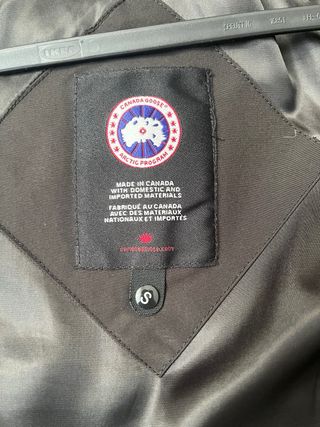 Canada Goose Giubbotto Nero Taglia S