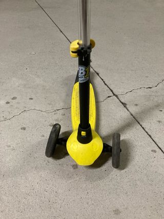 Patinete infantil 3 ruedas amarillo