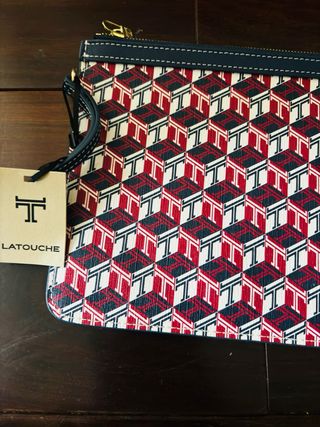 Bolso de mano LATOUCHE estampado