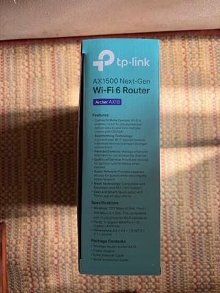 TP-Link AX1500 Wi-Fi 6 Router Archer AX18