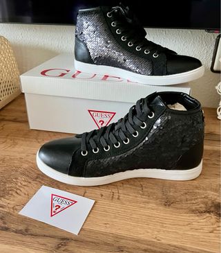 Zapatillas Guess Negras Nuevas
