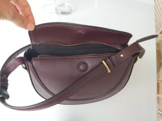 Bolso burdeos Zara sin estrenar