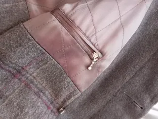 Abrigo paño hombre gris marengo