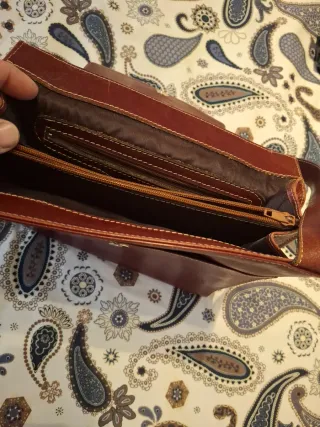 Bolso Hermes París Marrón Piel