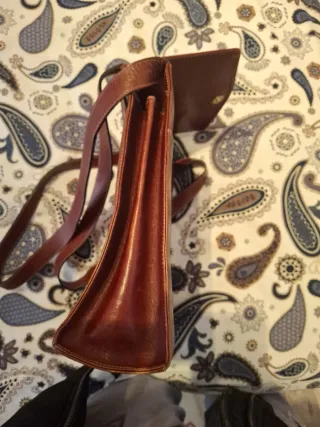 Bolso Hermes París Marrón Piel