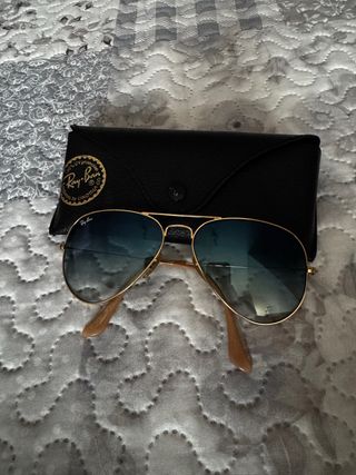 Gafas Ray-Ban Aviator RB3025 Dorado/Azul