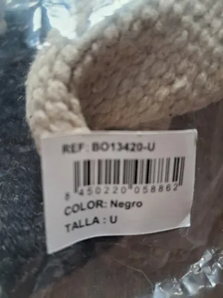 Bolso Latido Beige y Negro