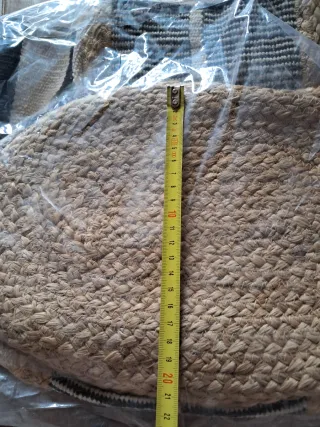 Bolso Latido Beige y Negro