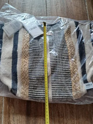 Bolso Latido Beige y Negro