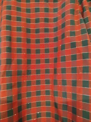 Blusa cuadros roja y negra Talla M