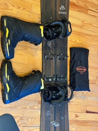 Kit Splitboard Jones + Botas + Fijaciones + Pieles