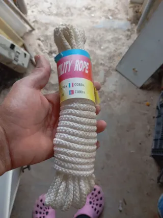 Cuerda multiusos blanca