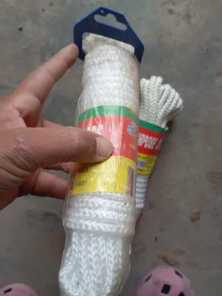 Cuerda multiusos blanca