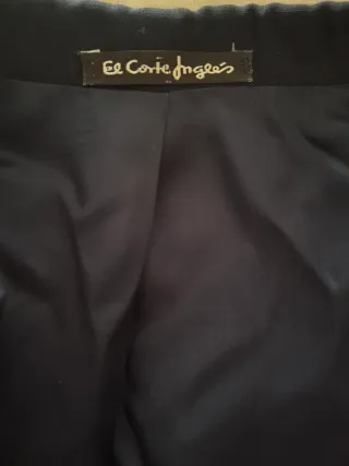 Americana El Corte Inglés Negra Hombre