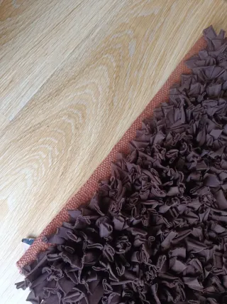 Set di 2 tappeti marrone cioccolato